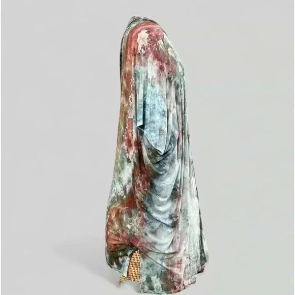 Ethos beautiful tie-dyed full length Kimono wrap. OS - Picture 6 of 7